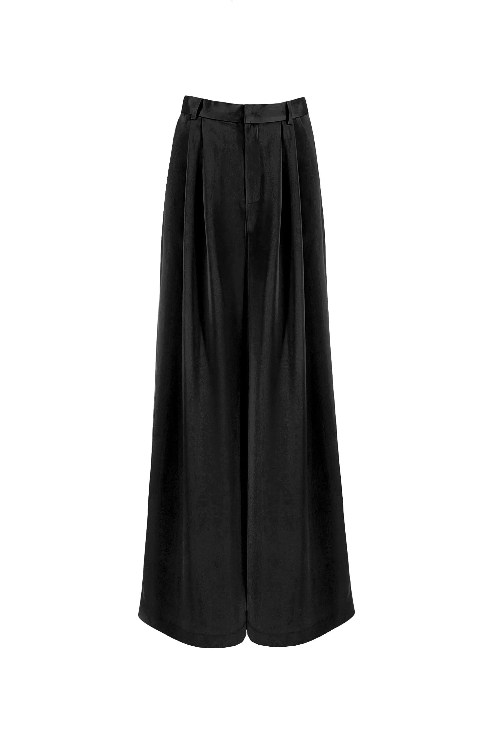 High end socialite fashion set, women's summer new style temperament, imperial style short sleeved top, wide leg pants two-piece set ULA